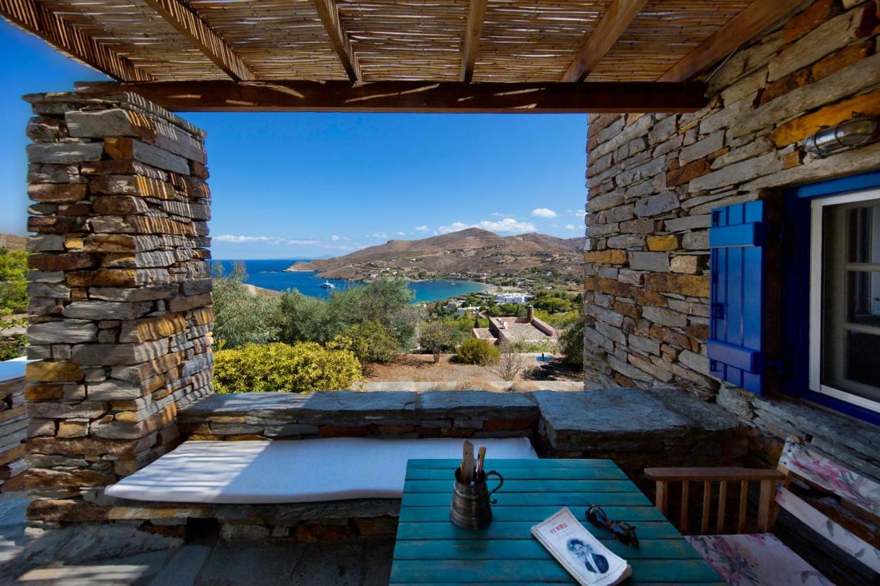 Вилла Stone House With A Magical View Otzias Экстерьер фото