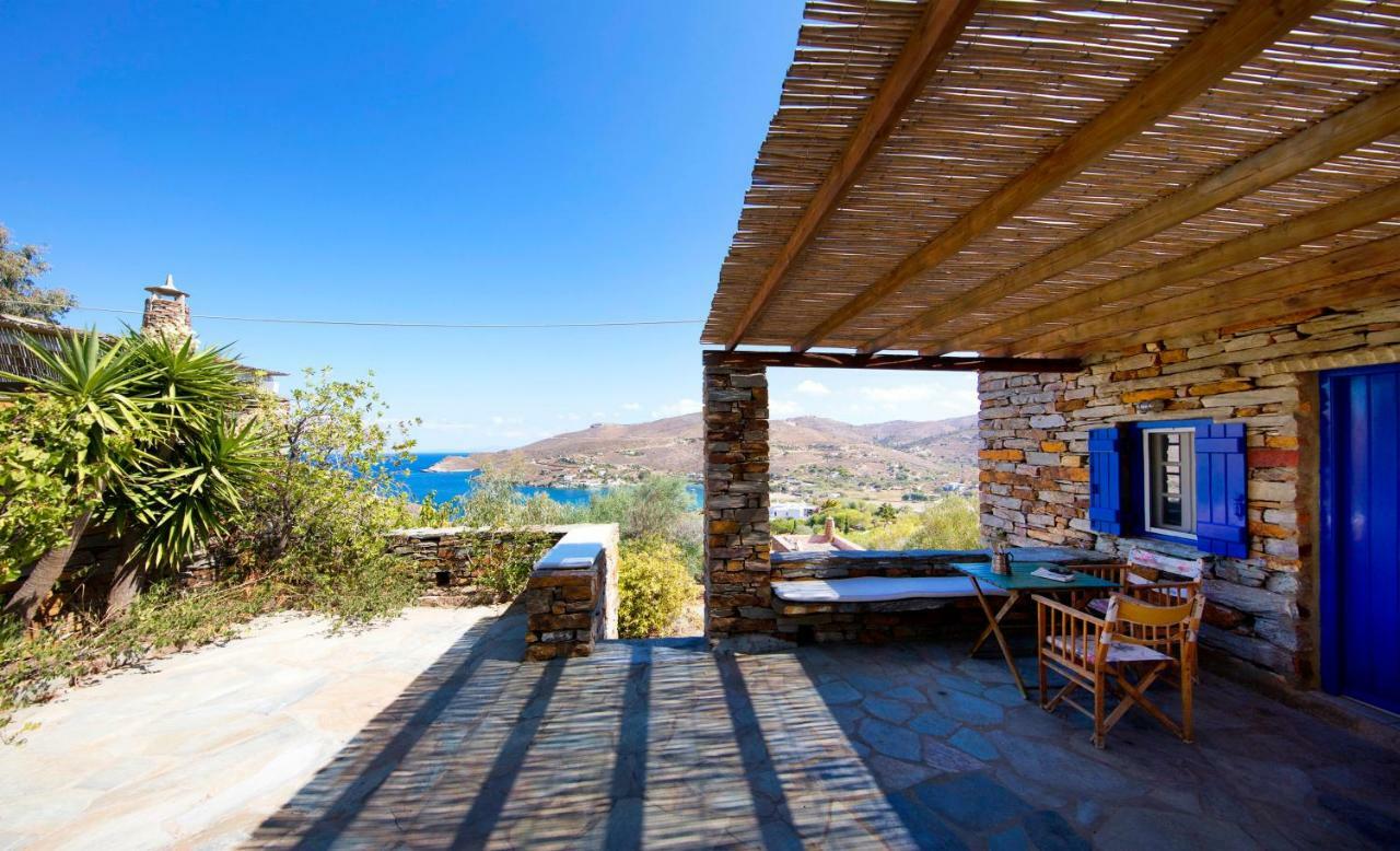 Вилла Stone House With A Magical View Otzias Экстерьер фото